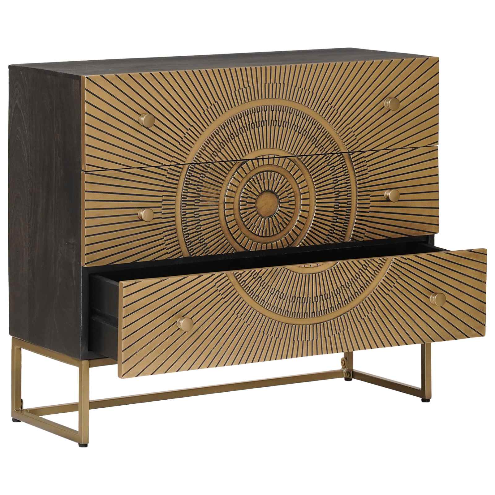 Ormar s ladicama s ladicama Mjed 75 x 30 x 65 cm