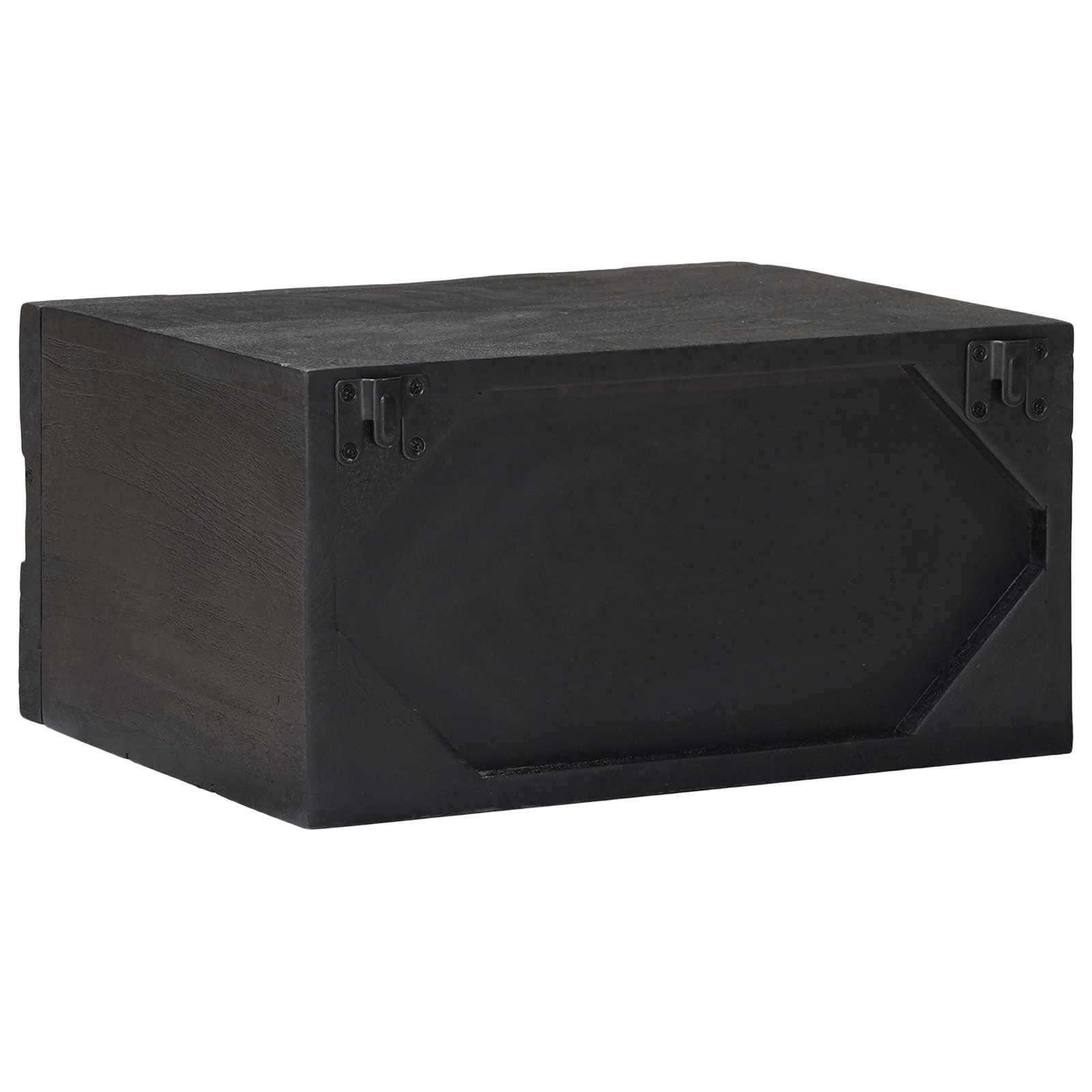 Noćni ormar s ladicama Crna 40 x 30 x 20 cm