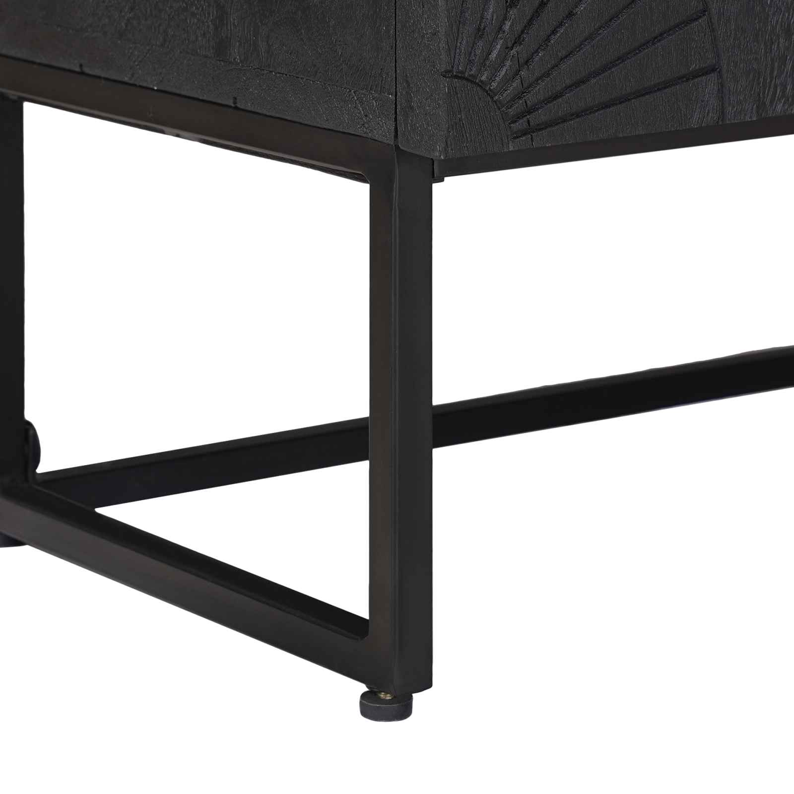 Kreveta Crna 105 x 30 x 68 cm