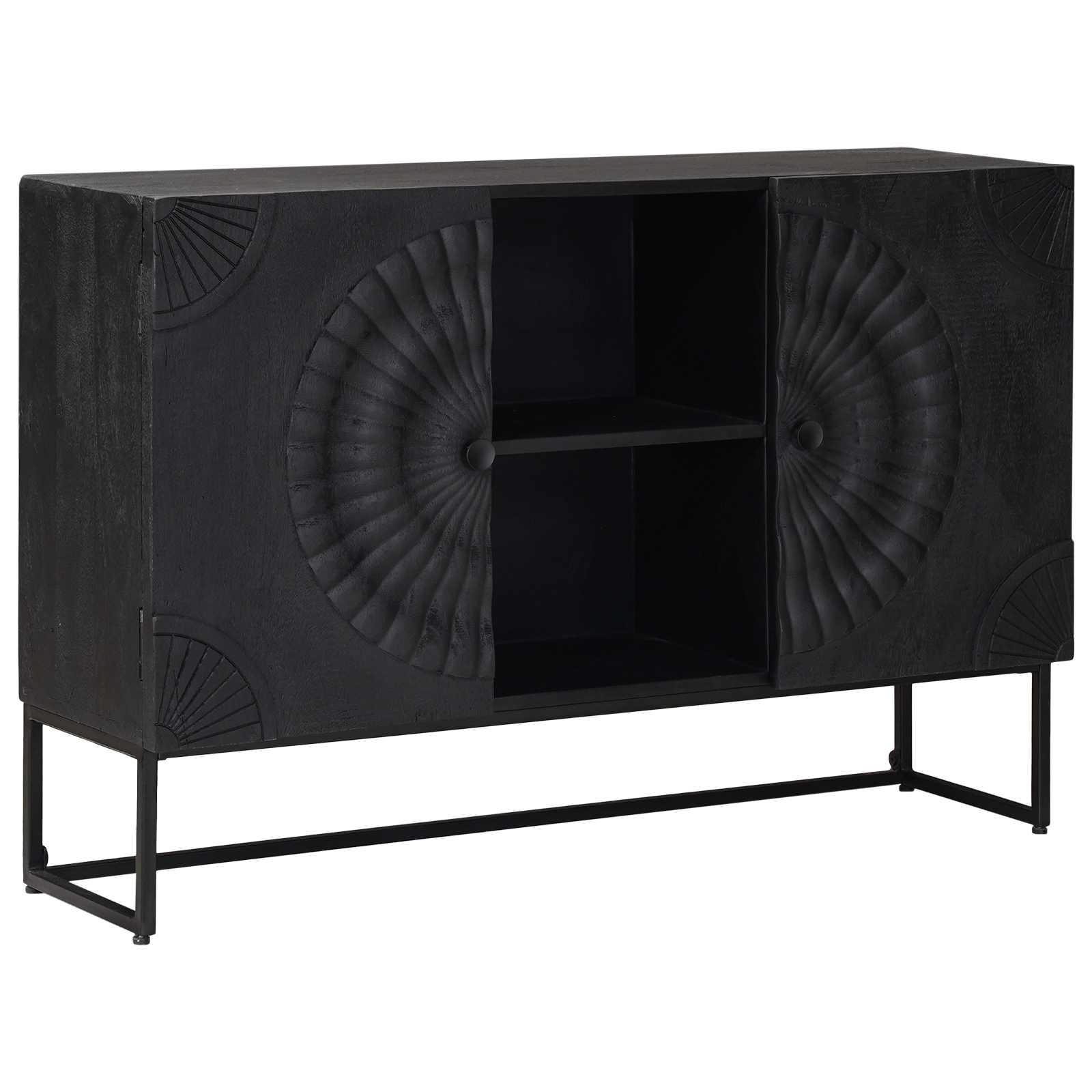 Kreveta Crna 105 x 30 x 68 cm