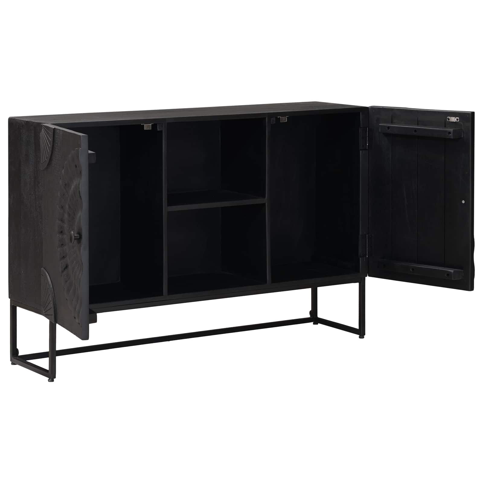 Kreveta Crna 105 x 30 x 68 cm