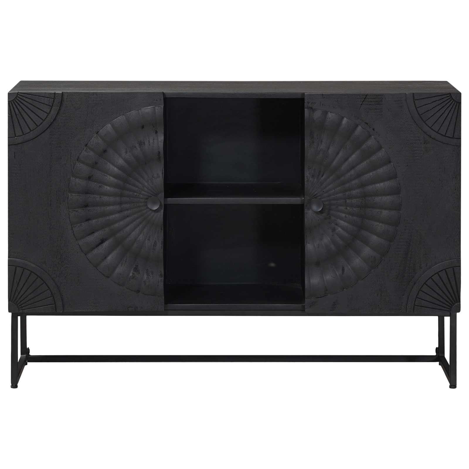 Kreveta Crna 105 x 30 x 68 cm