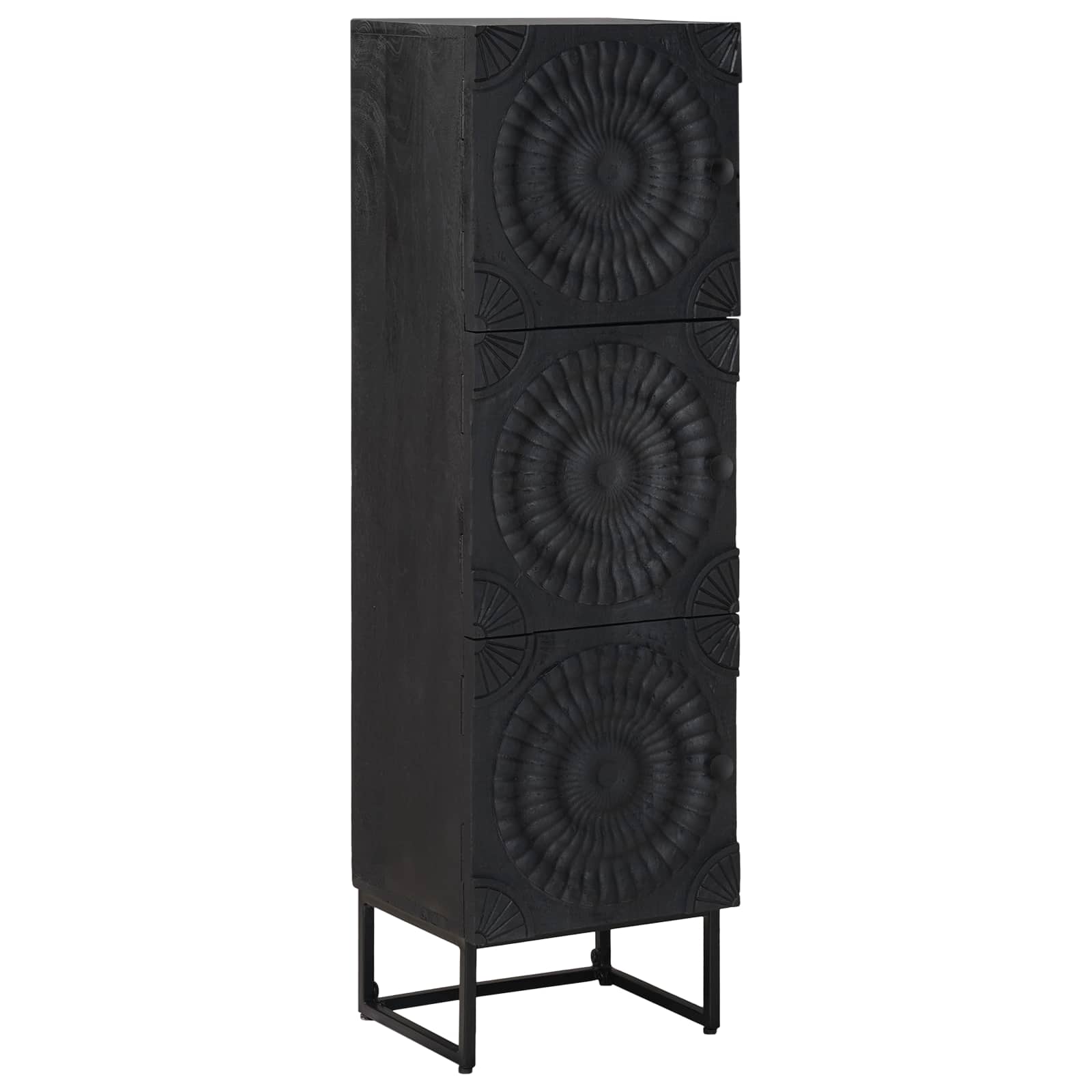 Highboard Crna 35 x 30 x 120 cm