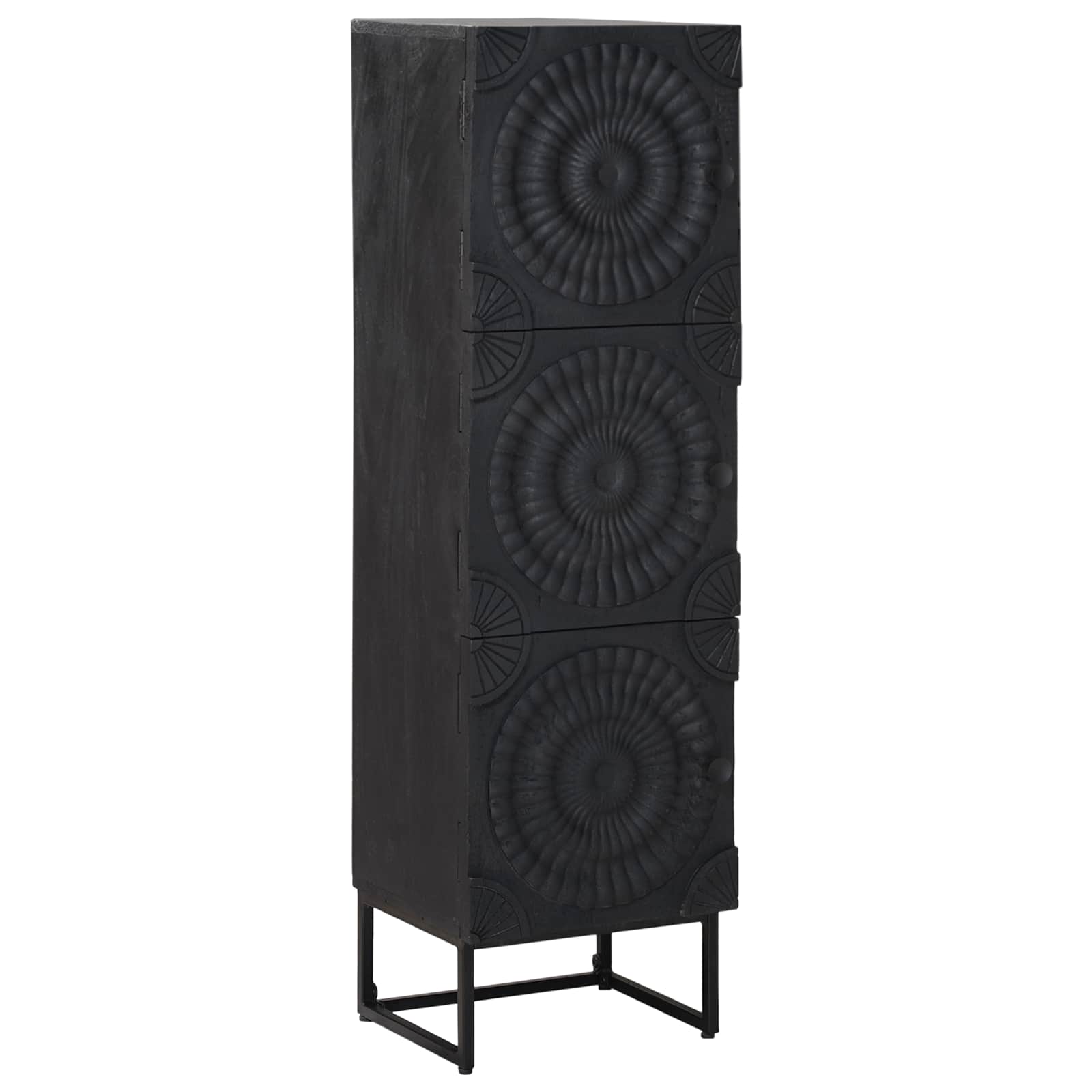 Highboard Crna 35 x 30 x 120 cm