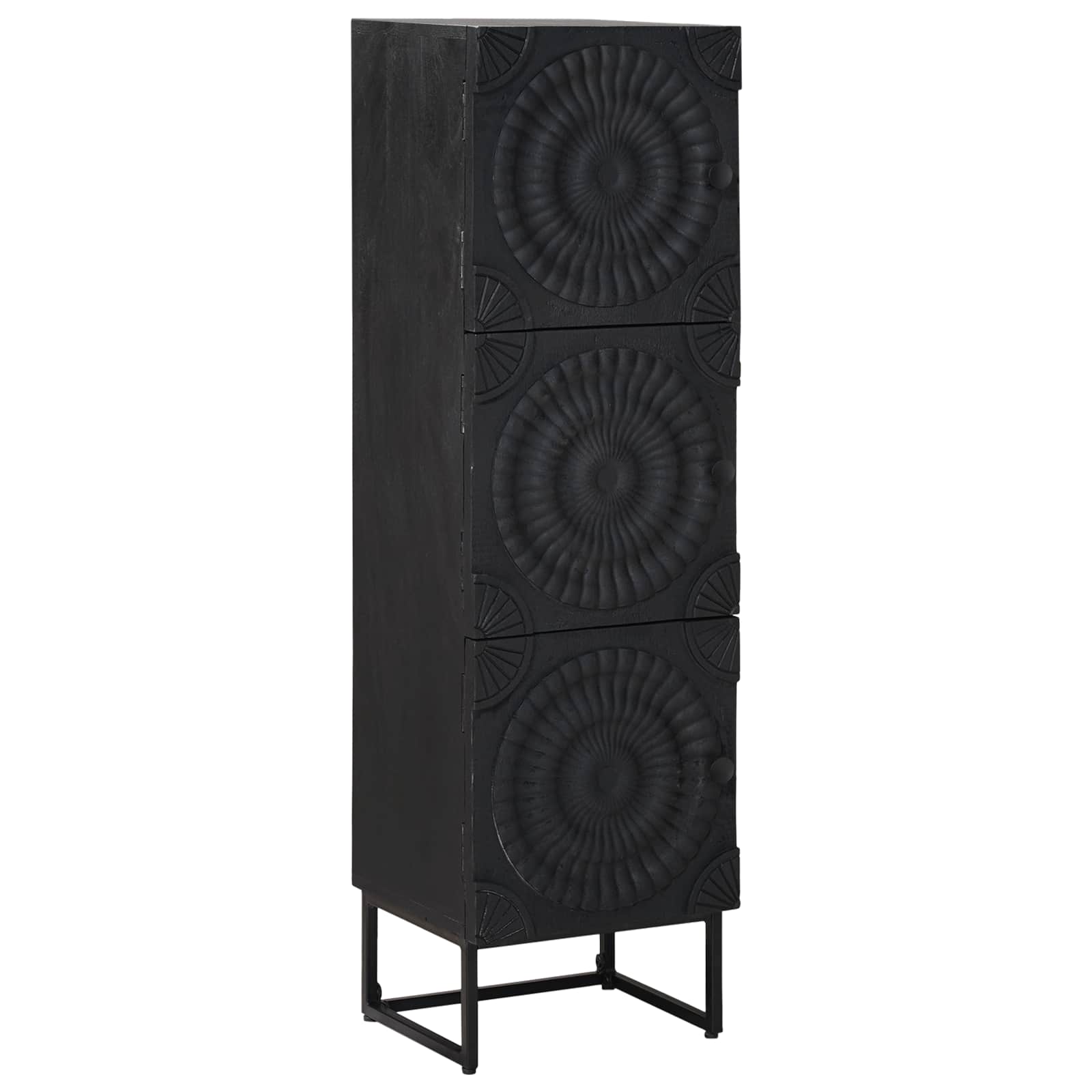 Highboard Crna 35 x 30 x 120 cm