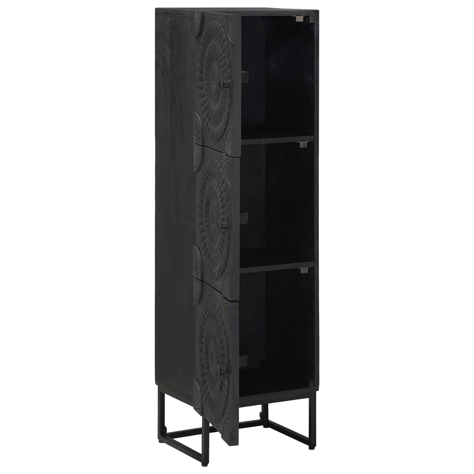 Highboard Crna 35 x 30 x 120 cm