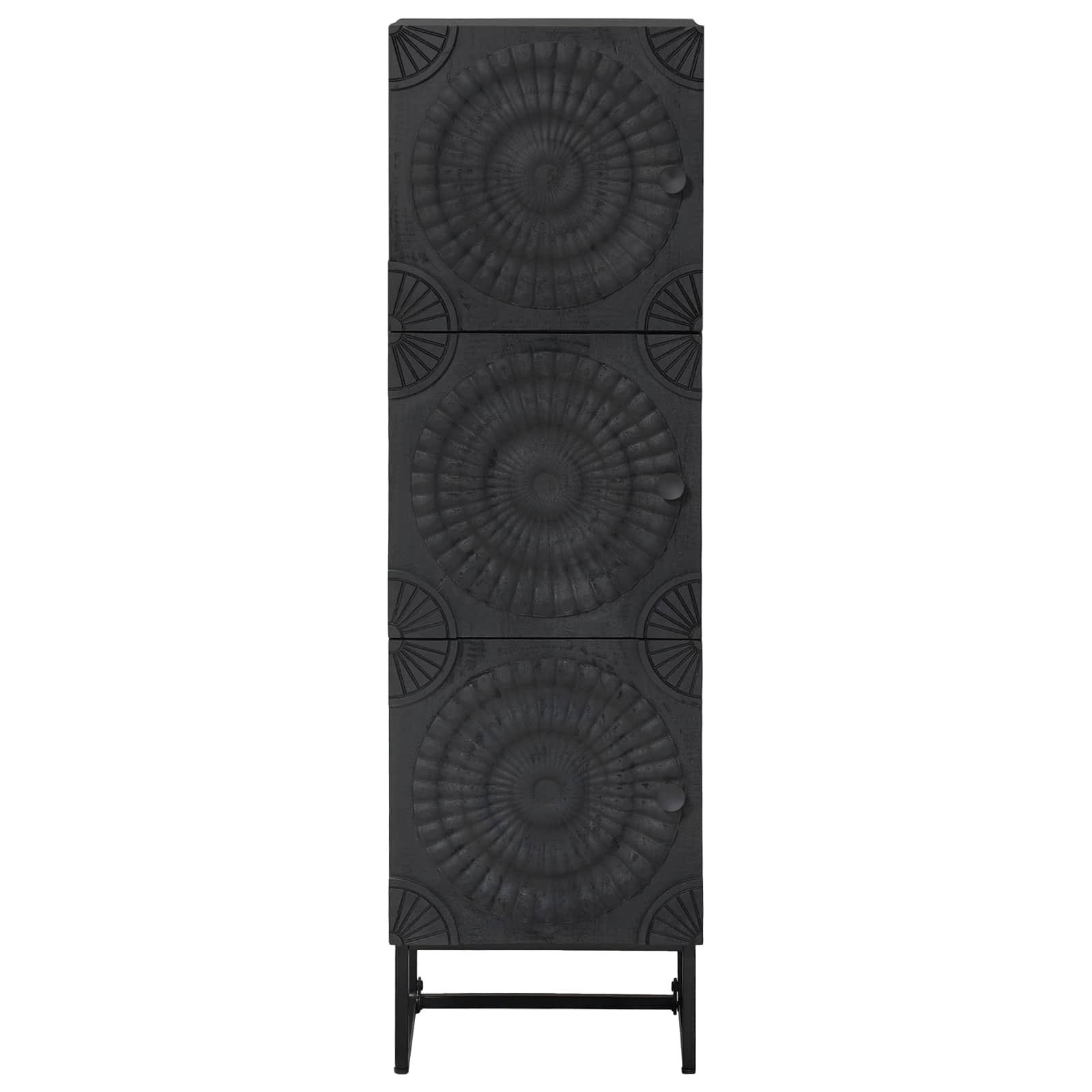 Highboard Crna 35 x 30 x 120 cm