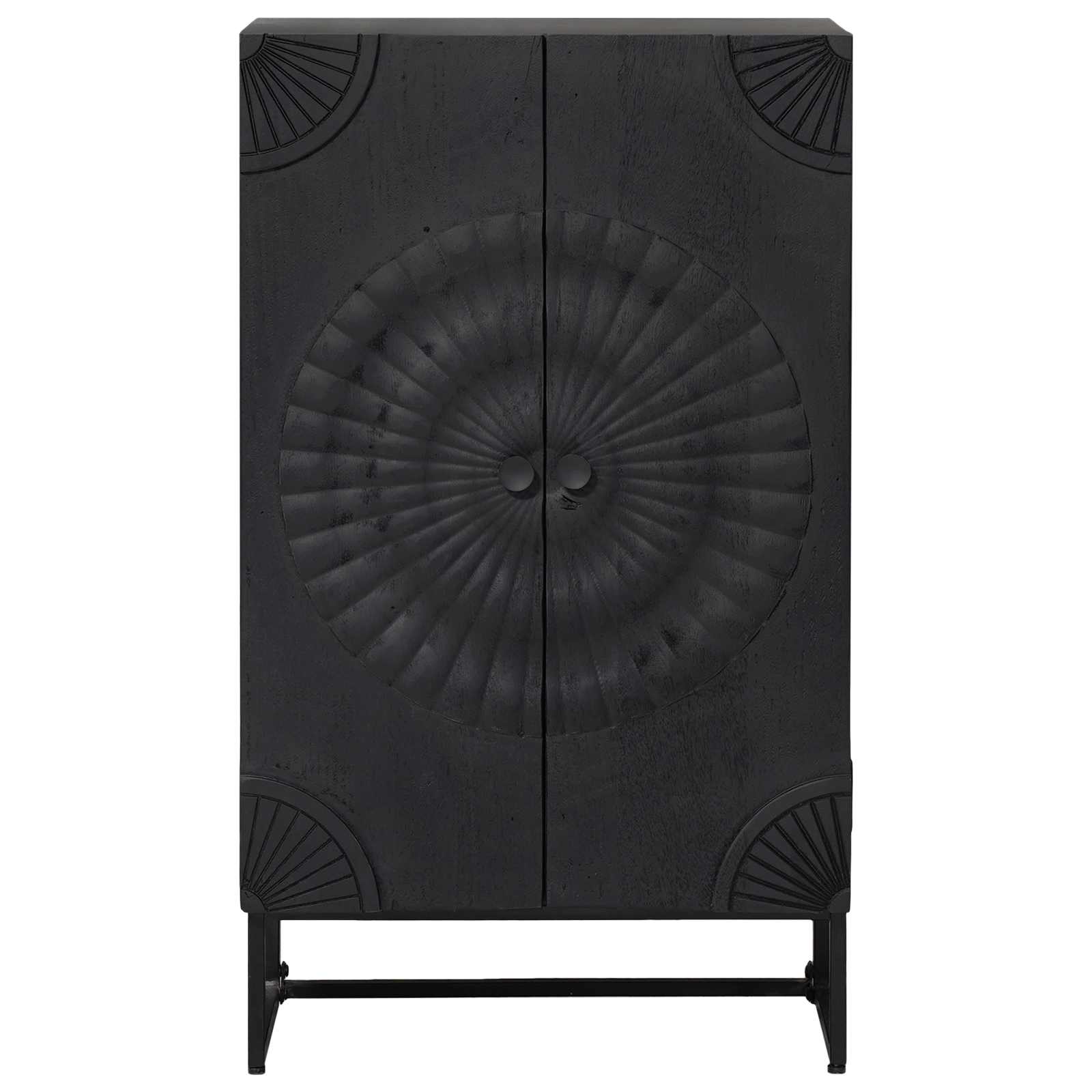 Highboard Crna 55 x 30 x 95 cm