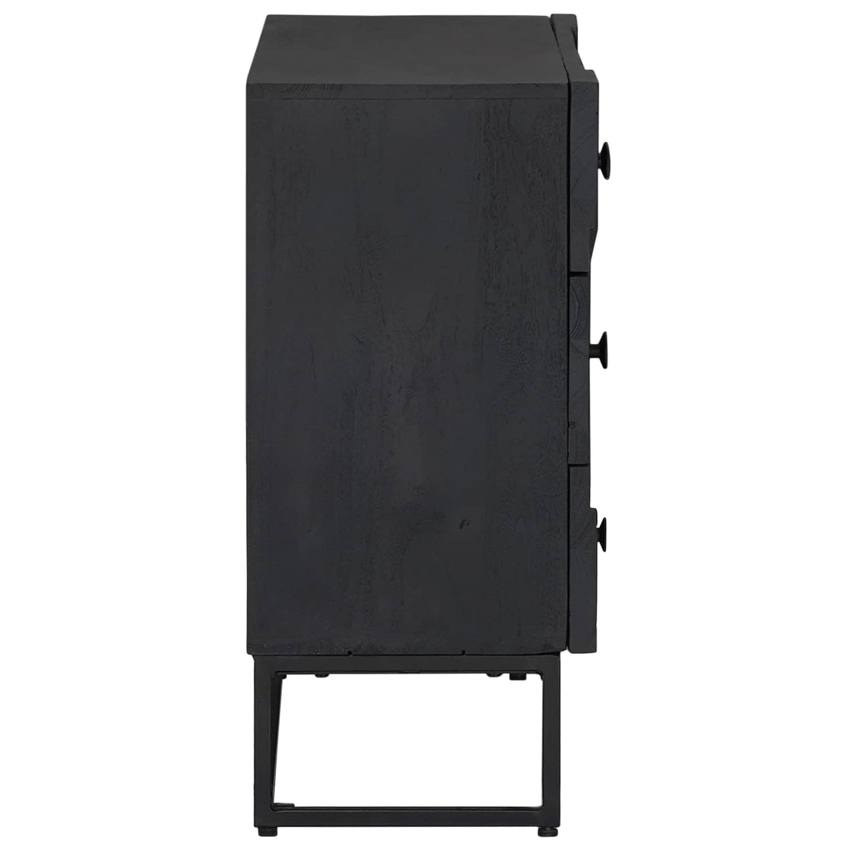 Ormar s ladicama s ladicama Crna 75 x 30 x 65 cm