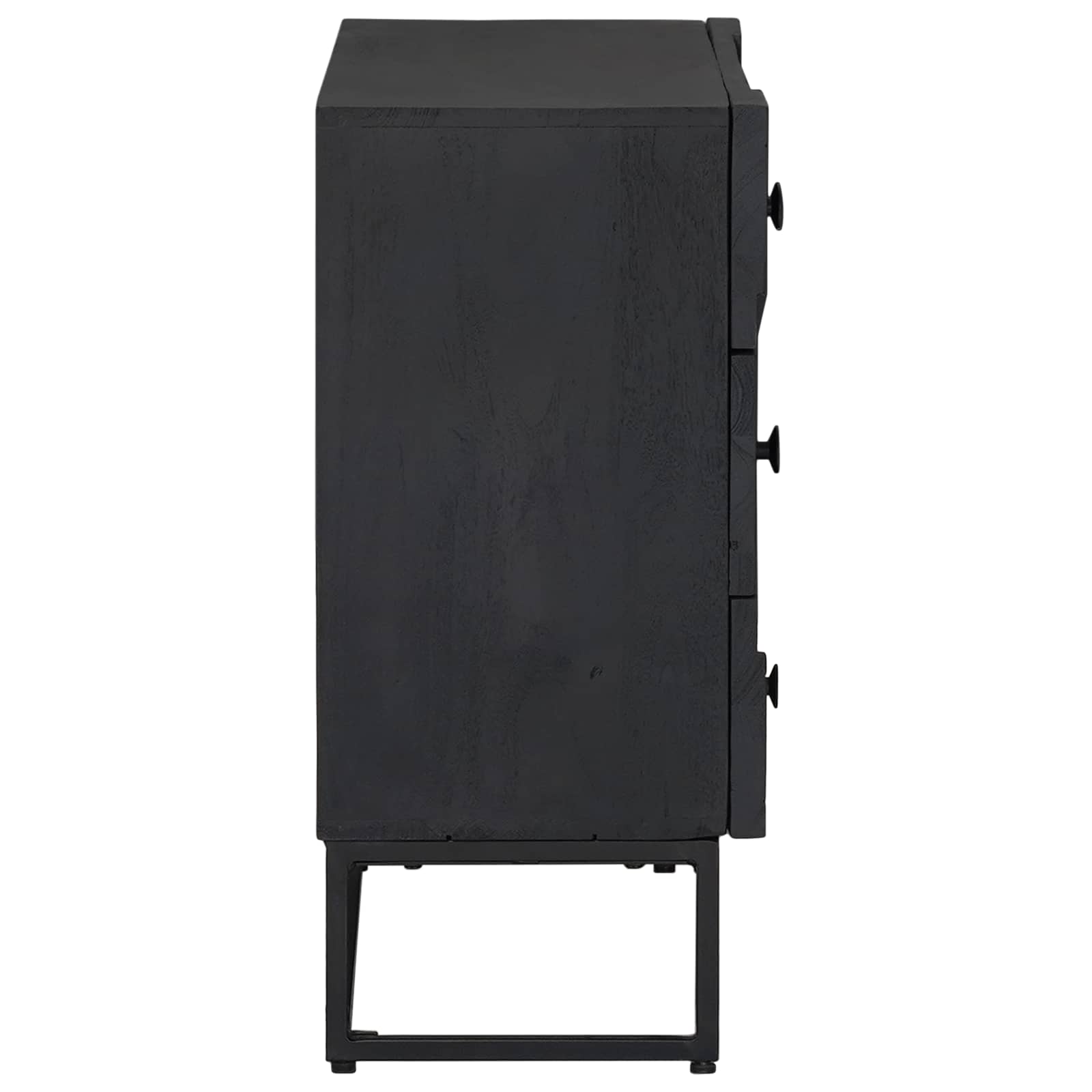 Ormar s ladicama s ladicama Crna 75 x 30 x 65 cm