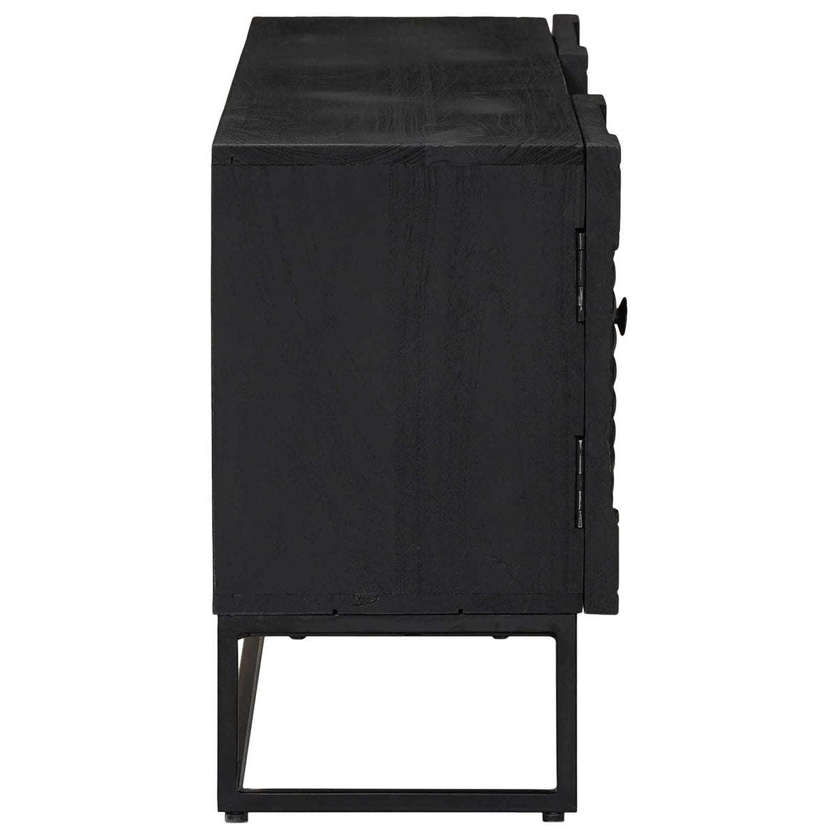 TV ormar s ladicama s policom s pohranom Crna 105 x 30 x 54 cm