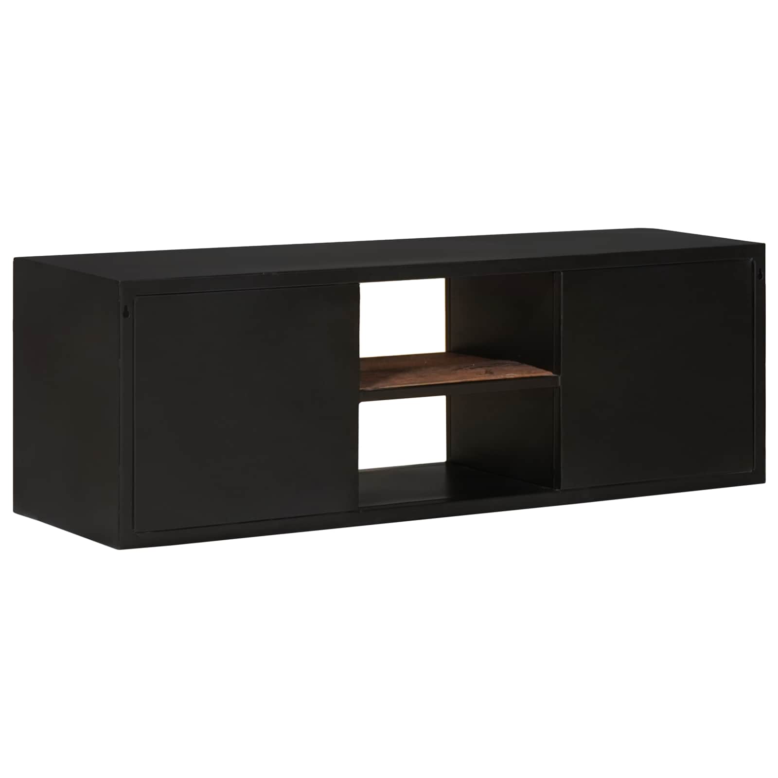 TV ormar s policom s pohranom s vratima 105 x 30 x 35 cm