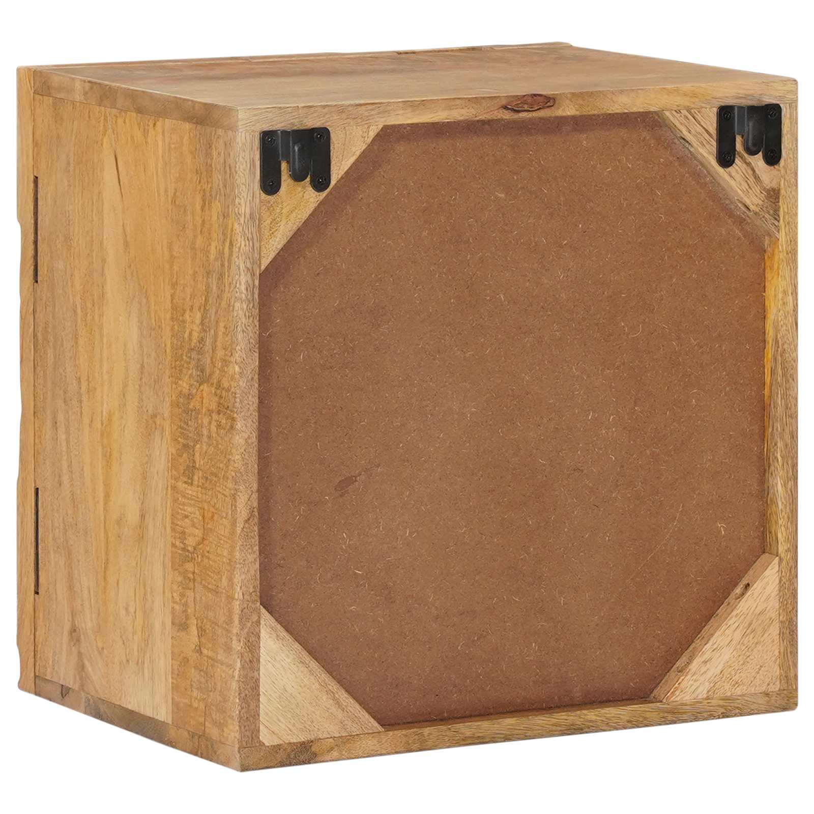 Ručno rađeni noćni ormarić Tamnije smeđi teak 40x30x40 cm