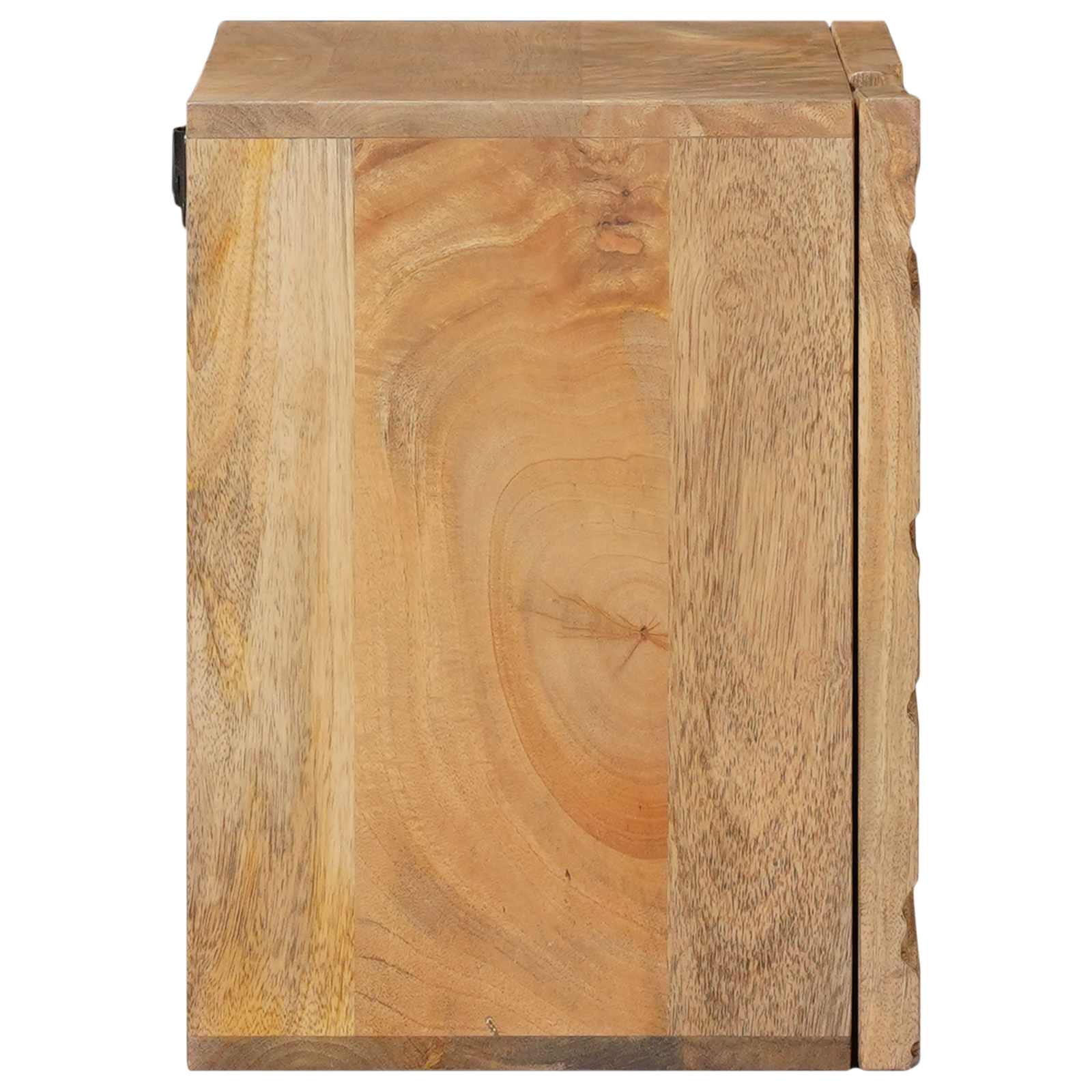 Ručno rađeni noćni ormarić Tamnije smeđi teak 40x30x40 cm