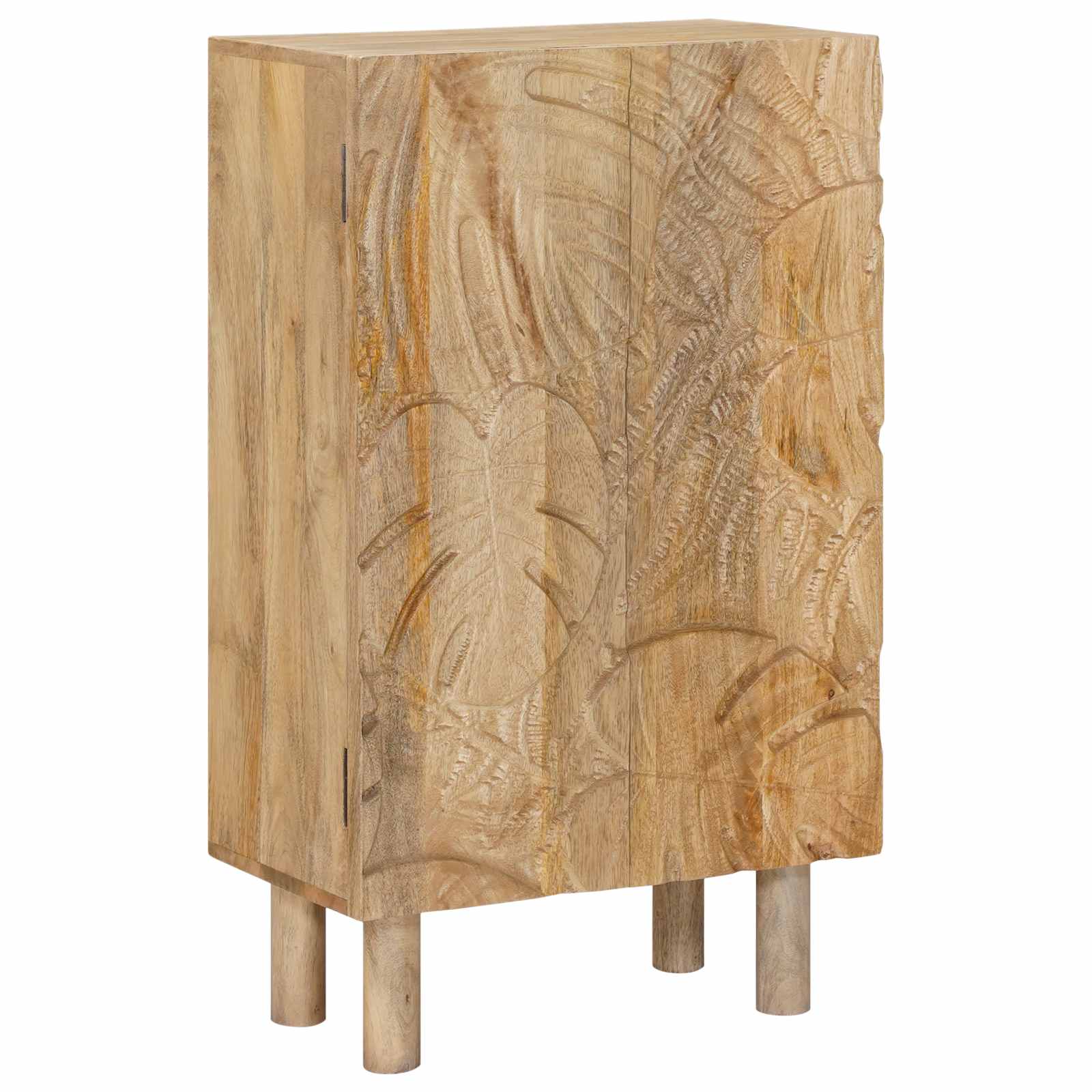 Highboard 53 x 30 x 90 cm Čvrsto Mango Drvo i Inženjersko Drvo