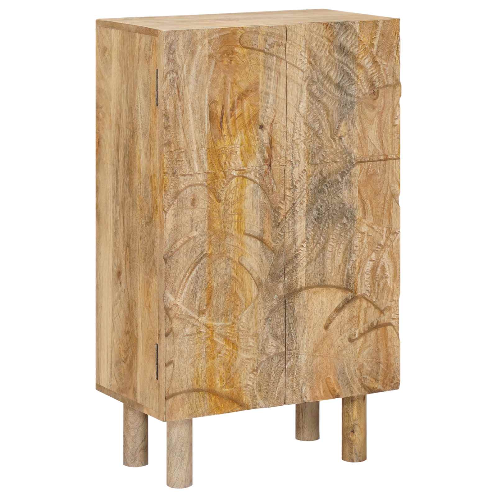 Highboard 53 x 30 x 90 cm Čvrsto Mango Drvo i Inženjersko Drvo