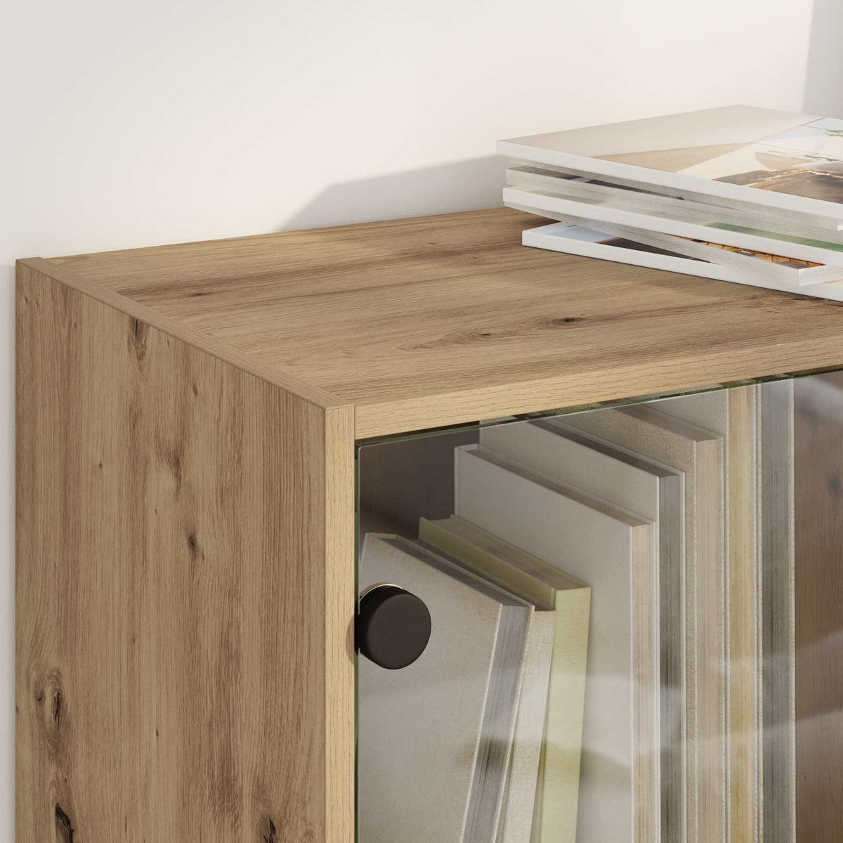 Highboard Umjetnički hrast 68 x 37 x 142 cm Konstruirano drvo