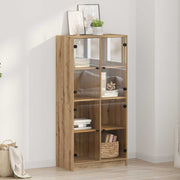 Highboard Umjetnički hrast 68 x 37 x 142 cm Konstruirano drvo