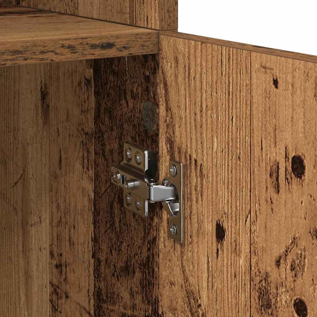 Highboard Staro drvo 80 x 42,5 x 185 cm Konstruirano drvo