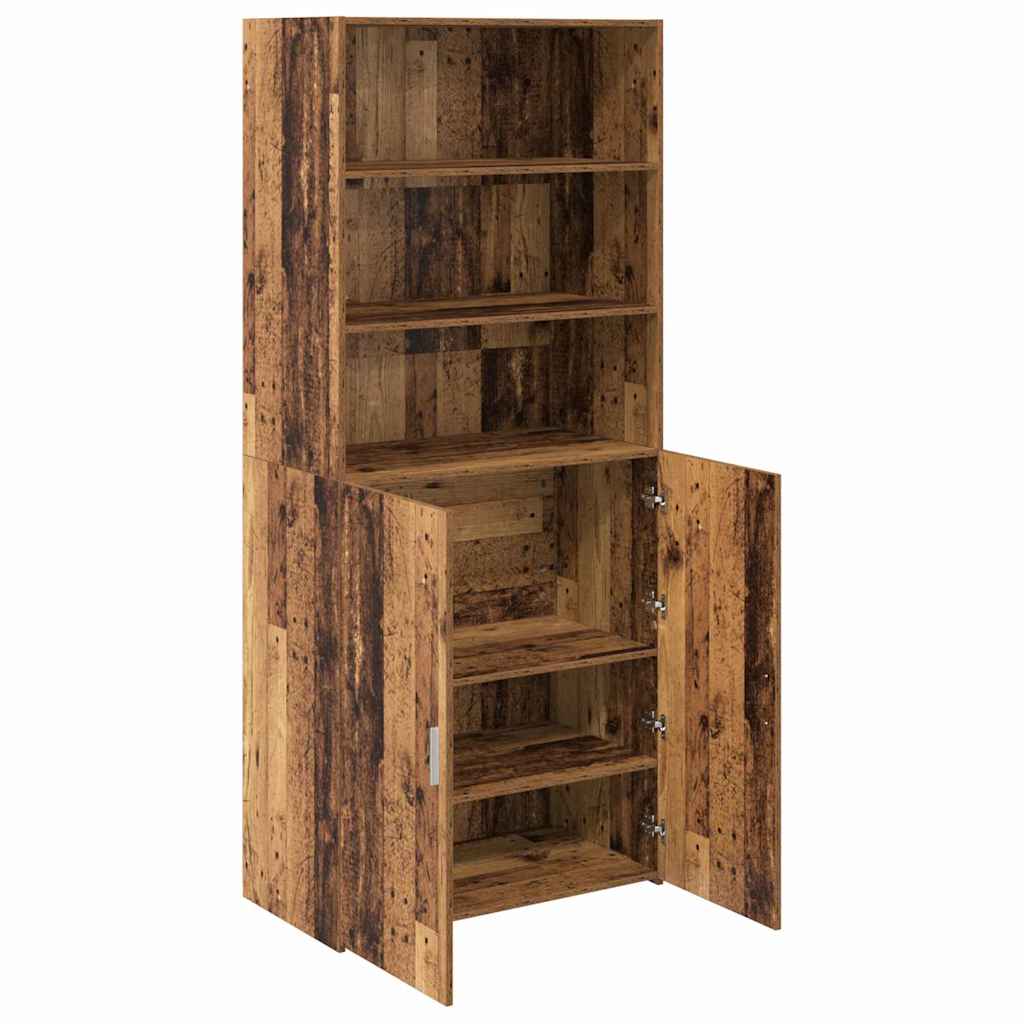 Highboard Staro drvo 80 x 42,5 x 185 cm Konstruirano drvo