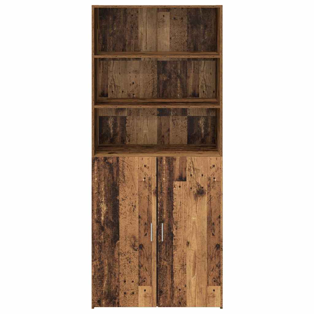 Highboard Staro drvo 80 x 42,5 x 185 cm Konstruirano drvo