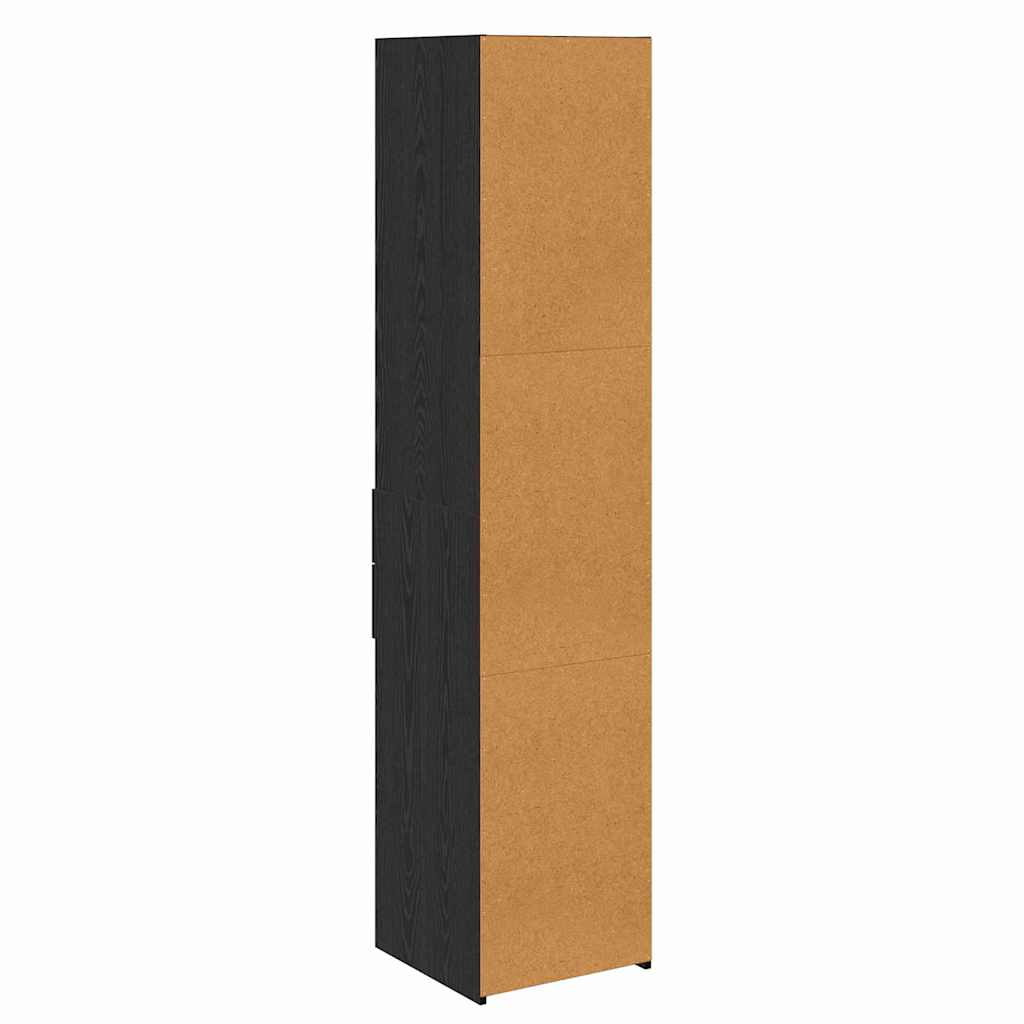 Highboard Crni hrast 40 x 42,5 x 185 cm Konstruirano drvo