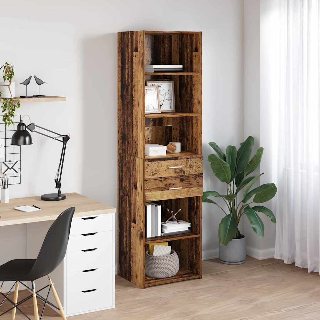 Highboard Staro drvo 50 x 42,5 x 185 cm Konstruirano drvo