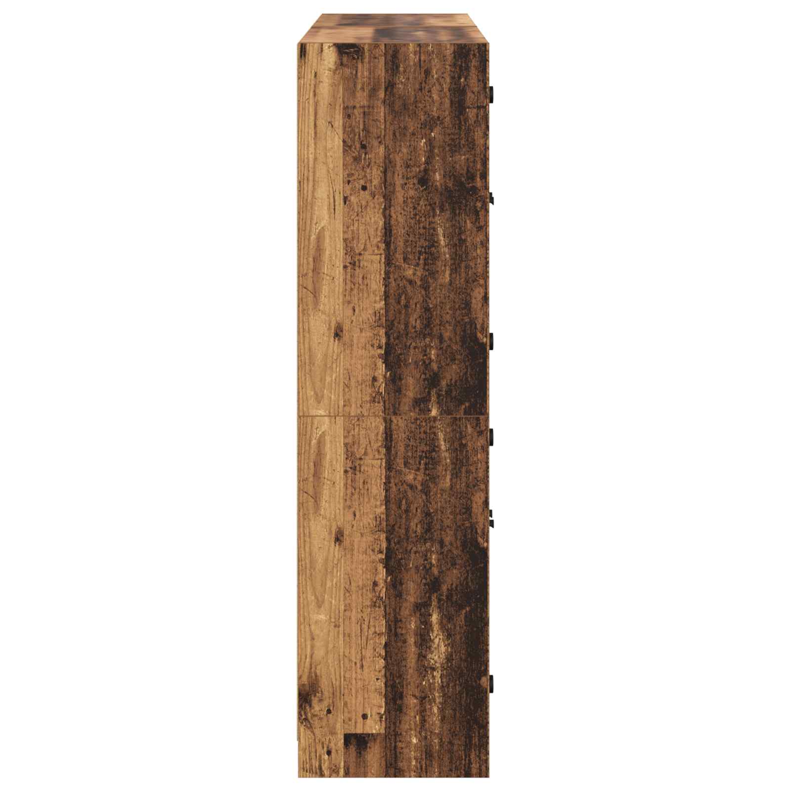 Highboard 2 pcs Staro drvo 68 x 37 x 142 cm Konstruirano drvo