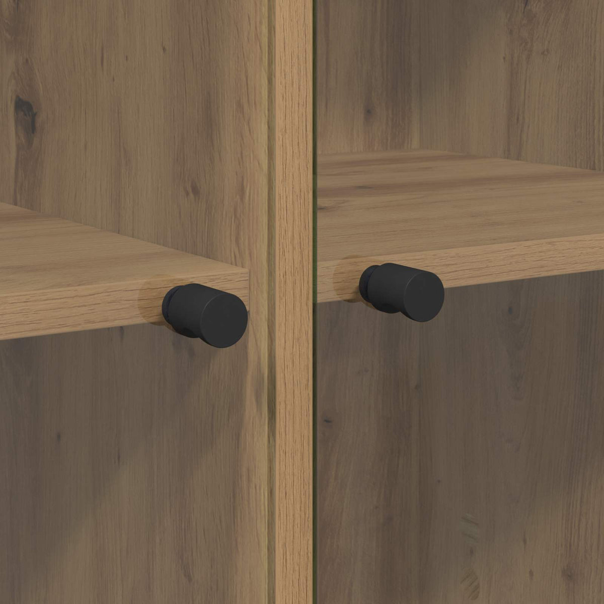 Highboard 2 pcs Umjetnički hrast 68 x 37 x 142 cm