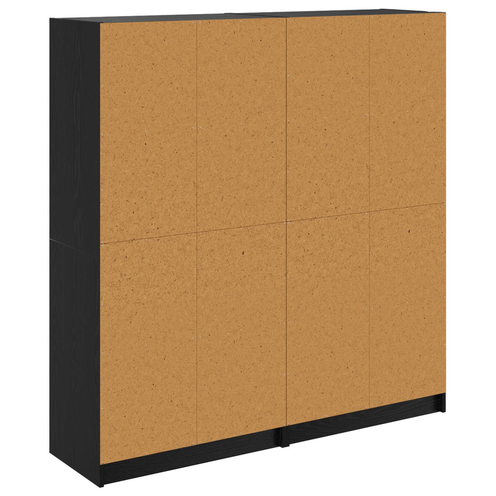 Highboard 2 pcs Crni hrast 68 x 37 x 142 cm Konstruirano drvo