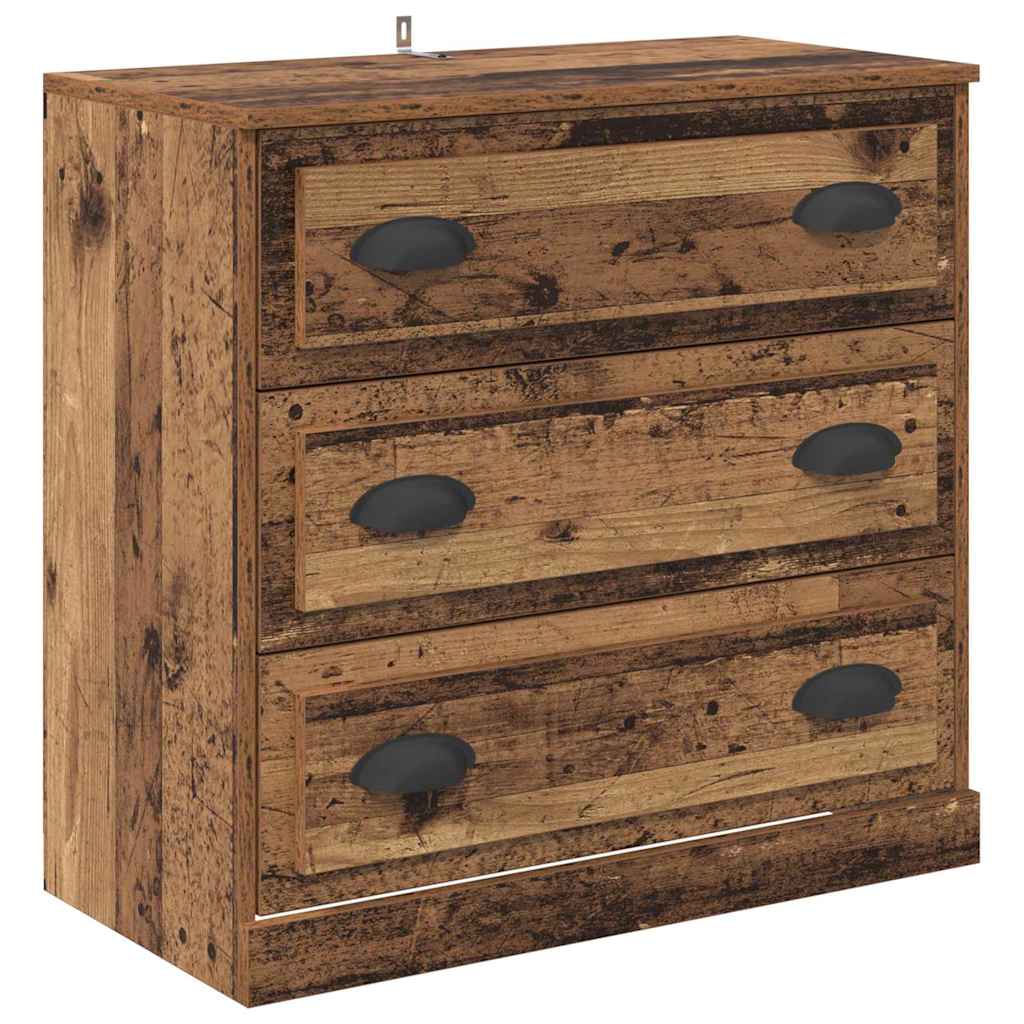 Komode 2 pcs Staro drvo 70 x 35,5 x 67,5 cm Konstruirano drvo