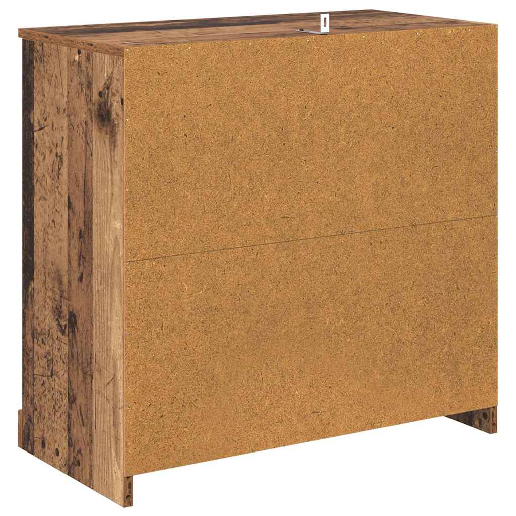 Komode 2 pcs Staro drvo 70 x 35,5 x 67,5 cm Konstruirano drvo