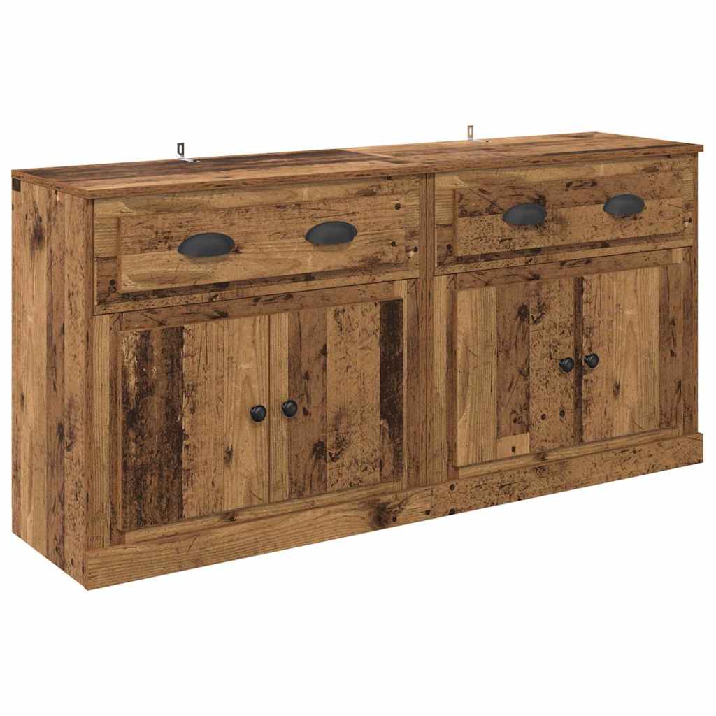 Komode 2 pcs Staro drvo 70 x 35,5 x 67,5 cm Konstruirano drvo