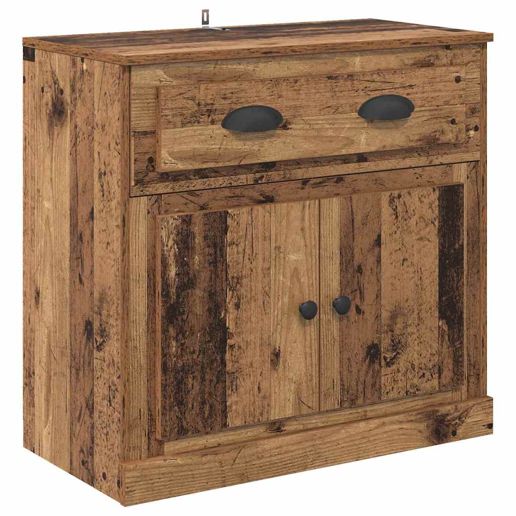 Komode 2 pcs Staro drvo 70 x 35,5 x 67,5 cm Konstruirano drvo