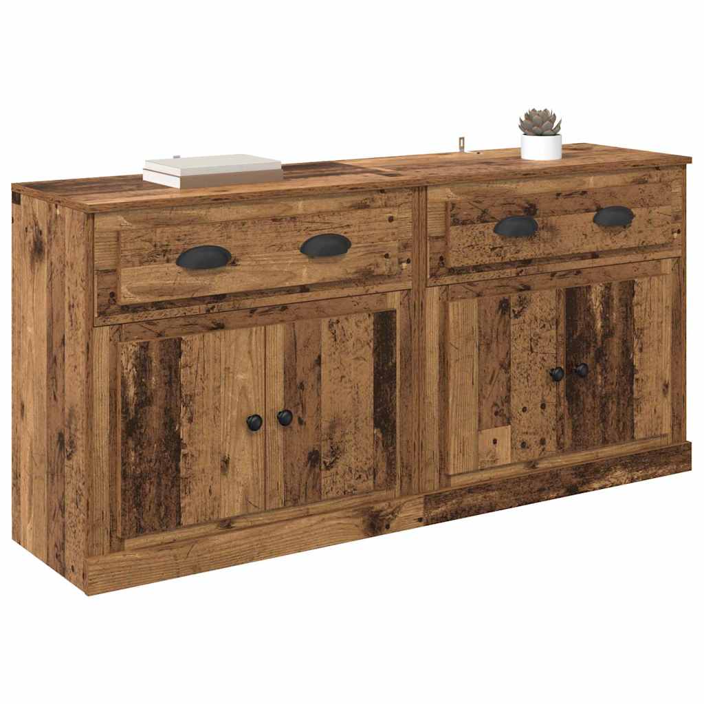 Komode 2 pcs Staro drvo 70 x 35,5 x 67,5 cm Konstruirano drvo