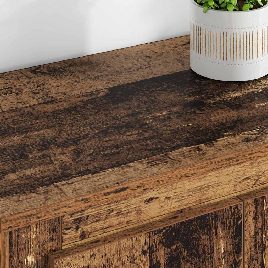 Highboard s ladicama 3 pcs Staro drvo Konstruirano drvo