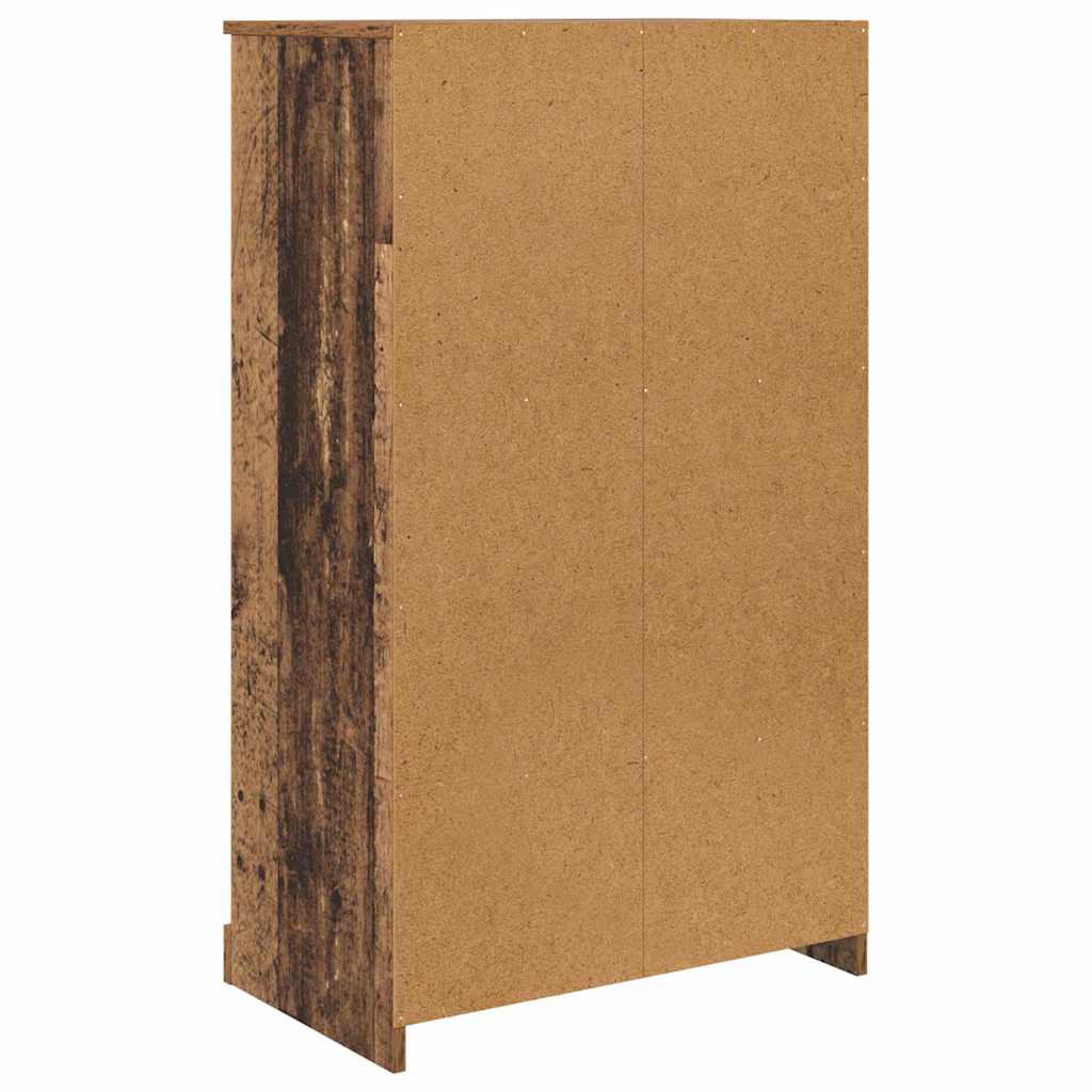 Highboard s ladicama 3 pcs Staro drvo Konstruirano drvo