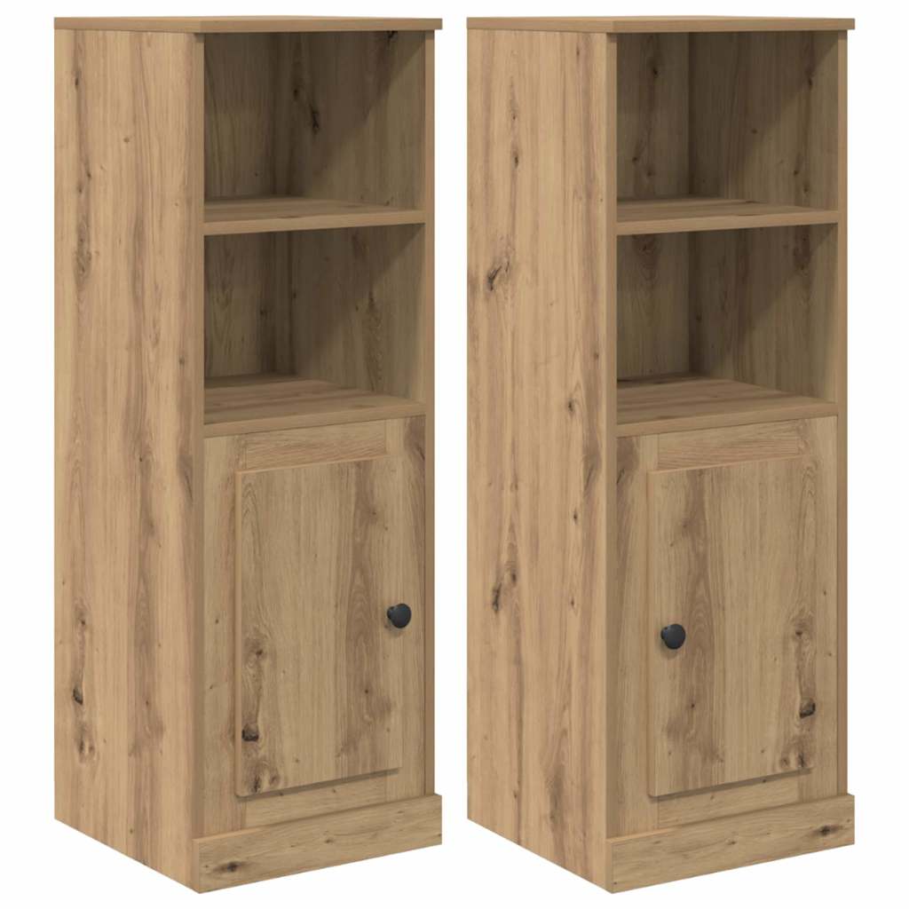 Highboard s ladicama 3 pcs Umjetnički hrast Konstruirano drvo