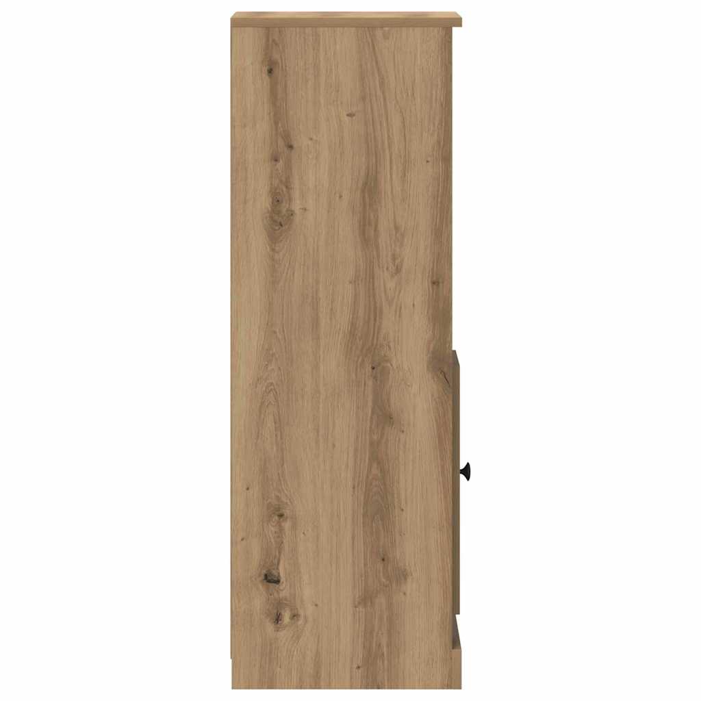 Highboard s ladicama 3 pcs Umjetnički hrast Konstruirano drvo