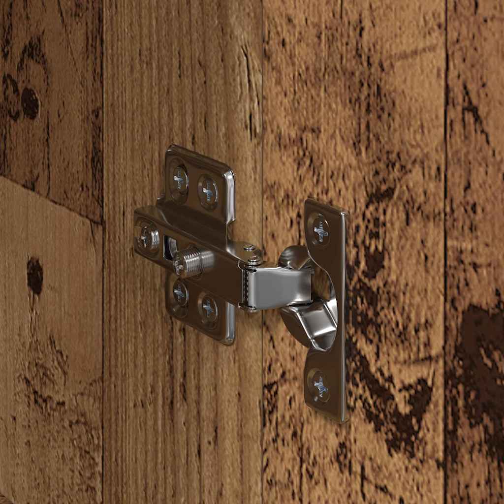 Kabinetski zidni Zidne 2 pcs Staro drvo 69,5 x 34 x 90 cm
