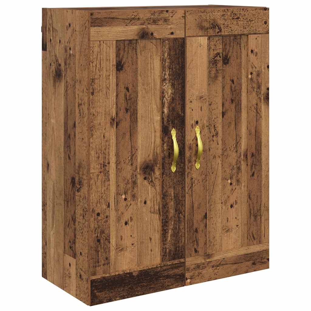Kabinetski zidni Zidne 2 pcs Staro drvo 69,5 x 34 x 90 cm