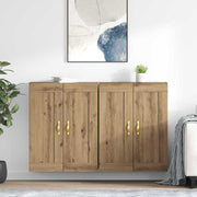 Kabinetski zidni 2 pcs Umjetnički hrast 69,5 x 34 x 90 cm