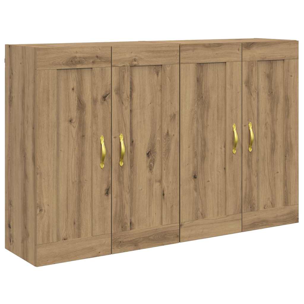Kabinetski zidni 2 pcs Umjetnički hrast 69,5 x 34 x 90 cm
