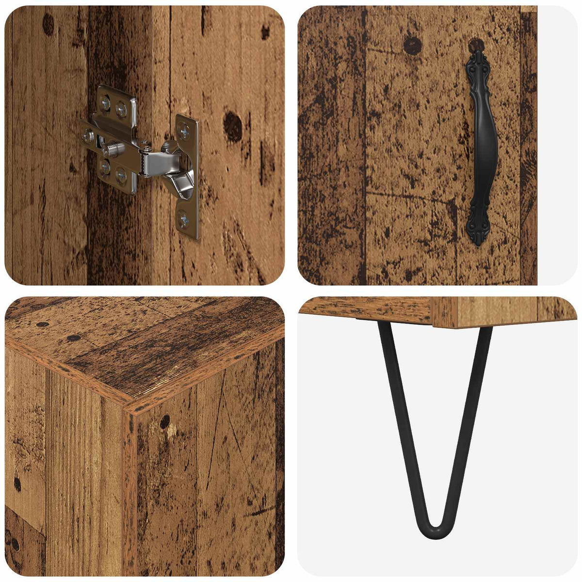 Highboard Staro drvo 69,5 x 34 x 180 cm Konstruirano drvo