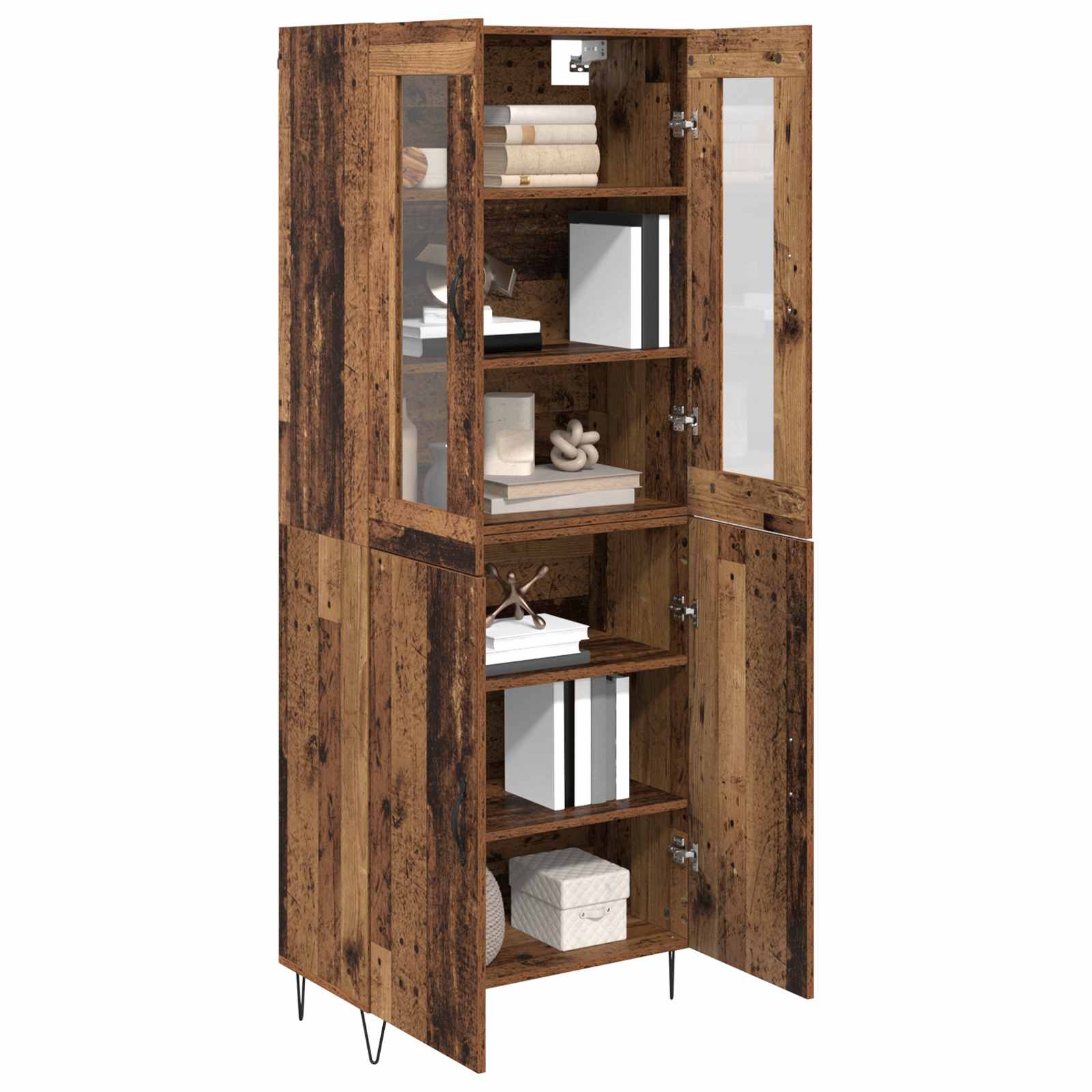 Highboard Staro drvo 69,5 x 34 x 180 cm Konstruirano drvo