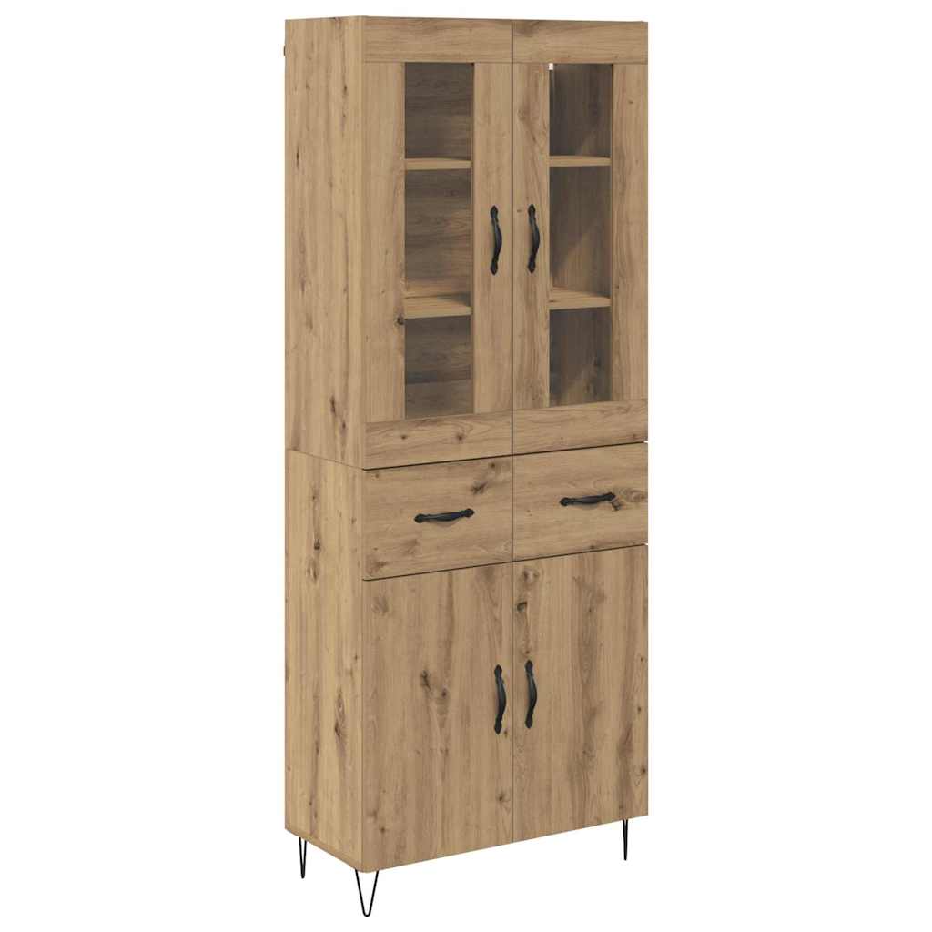 Highboard Umjetnički hrast 69,5 x 34 x 90 cm Konstruirano drvo