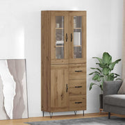 Highboard Umjetnički hrast 69,5 x 34 x 90 cm Konstruirano drvo