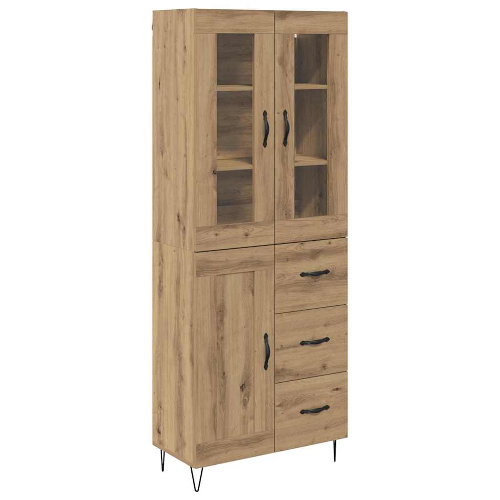 Highboard Umjetnički hrast 69,5 x 34 x 90 cm Konstruirano drvo