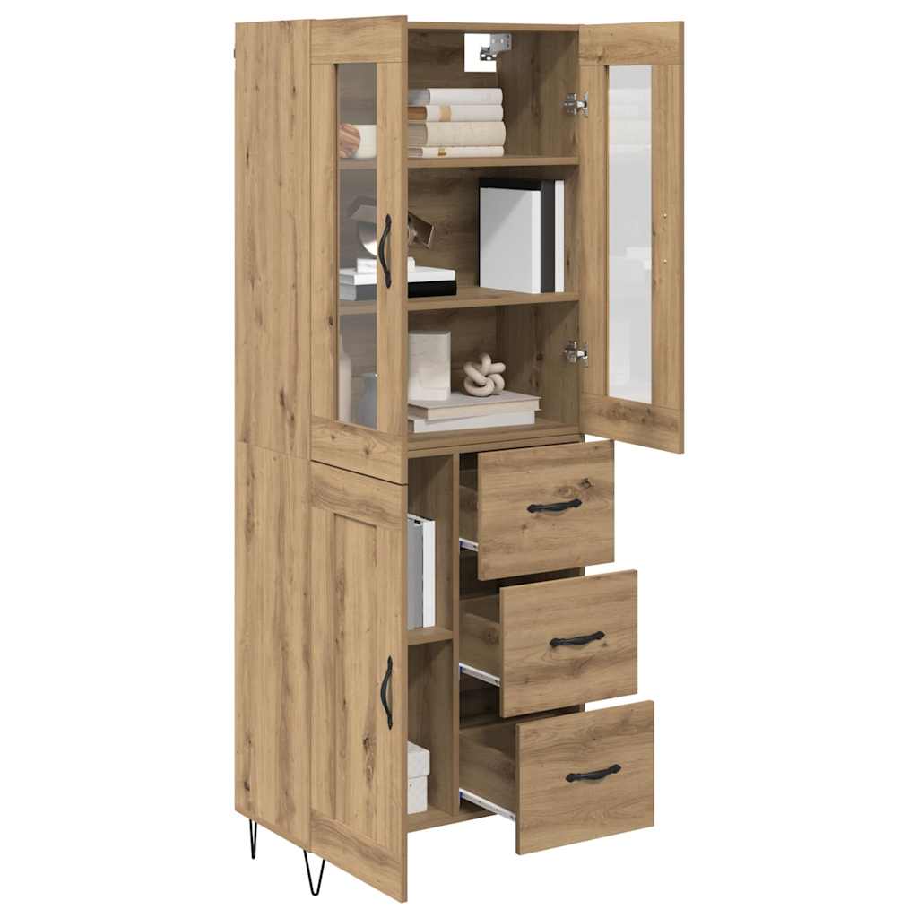 Highboard Umjetnički hrast 69,5 x 34 x 90 cm Konstruirano drvo