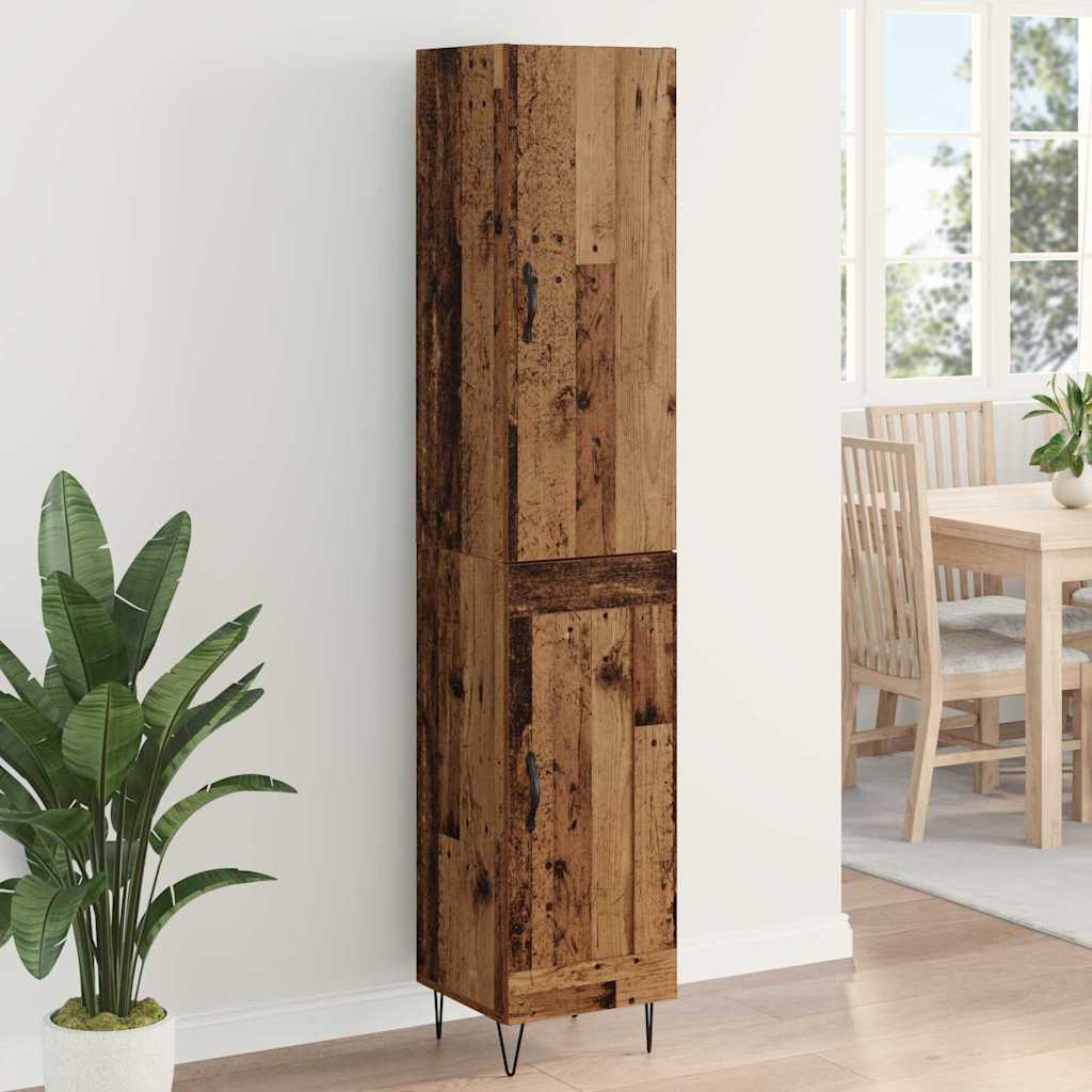 Highboard Staro drvo 34,5 x 34 x 90 cm Konstruirano drvo